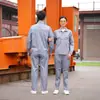 Ropa de trabajo de manga larga de verano, resistente al desgaste y a la suciedad, ropa de protección laboral para empresas, fábricas y talleres, poliéster-algodón hecho a medida con logotipo bordado o impreso
