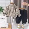 Traje de Bebé con Estampado Fluorescente de Primavera, Ropa Elegante para Niños, Ropa Nueva para Bebés de Primavera y Otoño 2026, Conjunto de Primavera para Niños