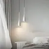 Lámpara de araña de mesita de noche Minimalista Artístico Italiano Luz nocturna elevable Luz de ambiente creativa Lujo ligero Gota de agua Araña para restaurante de invitados