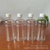 Garrafa Plástica Transparente Redonda PET de 500ml com Tampa de Rosca de 28 Portas Garrafa para Tinta Líquida