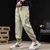 Pantalones Casuales de Seda de Hielo de Secado Rápido para Hombre 2025 Nuevos de Primavera y Verano Finos Modernos Versátiles Harem Jogger Talla Grande Pantalones de Verano