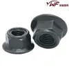 Face da flange porca de travamento de ferro GB6187 porca autotravante totalmente metálica galvanizada M5M6M8M10M12