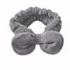 Faixa de Cabelo Grande de Cor Sólida com Laço Grande Feita Sob Medida Transfronteiriça para Mulheres, Faixa de Cabelo de Aba Larga para Lavar o Rosto, Faixa de Cabelo Absorvente de Pelúcia, Acessório de Cabelo Simples
