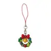 Lindos dijes de Navidad para teléfono, coronas de Navidad de dibujos animados, correas de Navidad para teléfono y adornos de Navidad - pequeños regalos perfectos para la temporada navideña