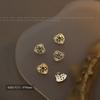 Explosiones de red de celebridades Buchelati arte de uñas joyería de circón estrellas aleación de cuatro hojas hueco diamante accesorios para uñas al por mayor