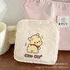 Bolsa de Almacenamiento para Toallas Sanitarias de Dibujos Animados Bolsa Luna Pequeña Bolsa Pequeña Portátil Lienzo Lindo para Niña KT Pintura al Óleo