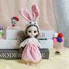 Muñeca de Peluche Mini de 17 cm con Articulaciones Realistas, Juguete de Regalo para Juego Infantil para Juegos de Imitación Infantiles