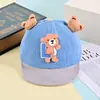 Novo Boné de Baseball Infantil Cartoon Animal com Aba Macia para Meninos e Meninas, Boné de Baseball Fofo com Proteção Solar, Chapéu Transfronteiriço Outono/Inverno