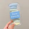 Diadema elástica azul para mujer, liga para coleta alta, nuevo modelo 2026, alta elasticidad, duradera, no daña el cabello, accesorio para el cabello