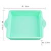 Molde para hornear doméstico resistente a altas temperaturas molde de silicona para pastel DIY para hornear bandeja para hornear pan tostado molde redondo rectangular
