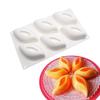 Molde de silicona para mousse de pastel de rosas de 8 pulgadas para el Día de San Valentín, herramienta para hornear chocolate con azúcar volteada DIY