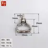 Chengyu B033 Puxador Pequeno Puxador de Bronze Estilo Europeu Gaveta Pequeno Armário Montado na Superfície Puxador