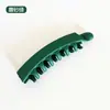 Presilha de Cabelo Banana Estilo Coreano e Japonês Nova Presilha Garra Cruzada Fosca com Dentes para Rabo de Cavalo e Penteado