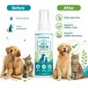 KineShineX Spray Repelente de Garrapatas para Mascotas, 50ml - Un spray repelente de insectos universal para perros y gatos, apto para uso en exteriores