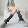 Calcetines de Lana Tejidos, Calcetines Cálidos de Media Pantorrilla para Otoño e Invierno, Estilo Y2K Harajuku, Estilo Universitario Japonés, Calcetines Caídos para Mujer