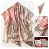 Bufanda Triangular de Seda y Lana Nueva para Mujer Otoño, Versátil y Elegante, Bufanda Decorativa Elegante para el Cuello, Chal Protector Solar