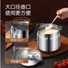 Olla Filtro de Aceite de Acero Inoxidable 304 Tanque Filtro de Aceite Doméstico con Tapa Cocina Multifuncional Depósito de Aceite de Oliva Multiestilo