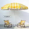 Guarda-sol xadrez para uso externo, popular para sessões de fotos, decoração de pátio de loja, acampamento e exposição, com impressão de logotipo
