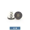 Artefacto ajustador de cintura botón sin clavos 17mm Pantalones de mezclilla cintura Gran Cambio Pequeño desmontable ajustable sin costuras botón de metal