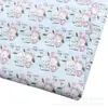 Pacha cachorro desenho animado estampado algodão poliéster ou tecido impermeável DIY feito à mão roupas para animais de estimação bolsa roupa 1Yc41250