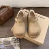 Zapatos Birkenstock Simples de Color Sólido con Suela Gruesa Estilo Retro para Mujer Primavera 2026 Casual Lindos con Correa de Hebilla Accesorios Mules Cálidos Cómodos