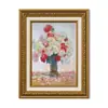 Xiyin TEME Suministro Transfronterizo Marco Retro Monet Floral Fruta Naturaleza Muerta Pintura Sala de Estar Comedor Vestíbulo Arte de Pared Decorativo