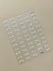 Adesivos de Unha Mini Laço Padrão Formiga Minimalista Cor Sólida Mini Laço Ultra-Fino Pura Vontade Decorações de Unha Suaves Yt9021