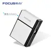 Estuche Portacigarrillos Recargable Focus YH035A, Estuche Duro para 20 Cigarrillos, Encendedor USB Desmontable para Hombres, Encendedor de Cigarrillos USB
