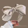 Diadema retro de corona alta para mujer, simple y elegante, diadema de ala ancha que no estrangula el cabello, accesorio para el cabello de moda estilo coreano