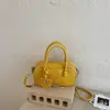 Bolso Boston Transfronterizo de Lujo Ligero, Fresco y Dulce, Bolso Cruzado Diario de Estilo Coreano, Color Bloqueado, Bolso de Hombro con Lunares para el Trabajo