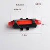 Luz trasera potente para bicicleta de montaña, luz de advertencia LED recargable por USB, equipo para conducción nocturna, accesorios para bicicletas al por mayor