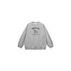 Sudadera con Capucha Gris de Dibujos Animados de Moda Hermosa para Mujer en Primavera y Otoño, Suéter Minimalista de Manga Larga de Gama Alta