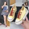 Zapatos Deportivos Casuales de Lona con Suela Gruesa, Color Sólido, Transpirables, Puntera Redonda, Estilo Coreano Nuevo 2026, Slip-On de Caña Baja para Mujer