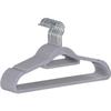 Organizador de cabide de roupas de floco Novo material transparente guarda-roupa armazenamento antiderrapante sem costura casa adulto roupas cabides fábrica atacado