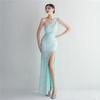 19533# Imitação Artesanal Bead Craft Beaded Ombro Apreciação Banquete Slim-fit Fishtail Saia Casamento Carro Modelo Exposição Celebridade Senhora