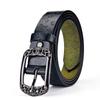 Fuente en stock Cinturón de cuero para mujer Cuero genuino Combinación total Moda Ins Trendy Decorativo Hebilla de pin para mujer con jeans Cinturón ancho