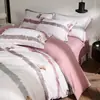 Juego de ropa de cama de cuatro piezas de algodón puro de alta calidad, alto número de hilos, engrosado, cepillado, 100% algodón, sábana, funda de edredón, funda de almohada, ropa de cama para todas las estaciones