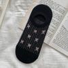 Calcetines de lazo para mujer, calcetines cortos de verano, calcetines finos de algodón, boca baja, sin hueso, de silicona, antideslizantes, no se caen con calcetines invisibles de verano