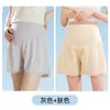 Ropa de maternidad para verano, leggings de maternidad finos, ajustables, adecuados para usar como prenda exterior, de cintura alta, anti-exposición, shorts de maternidad talla grande para el embarazo