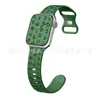 Adecuado para correa de Apple Watch hebilla de mariposa con letra cóncava correa de silicona UltraS8watch76 generación Universal