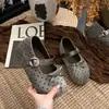 Zapatos Mary Jane de estilo francés con lazo, colección de otoño 2026 para mujer, zapatos planos de lunares, punta fina, suela blanda, punta redonda, zapatos para mujer