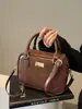 Bolsa de Ombro Grande Capacidade para Mulheres, Tendência Nicho Simples Fashion Primavera 2026, Bolsa de Braço Elegante com Laço