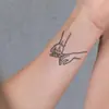 Estilo Pareja Agarrados de la Mano Tatuajes Temporales Herbales Impermeables de Larga Duración para Mujeres y Hombres en el Brazo y el Dorso de la Mano Frescos y Hermosos