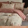 Juego de ropa de cama de cuatro piezas de algodón puro cepillado para otoño e invierno, sábana y funda de edredón de algodón grueso, juego de ropa de cama de tres piezas nuevo 2026