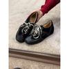 Tênis de Treino Alemão Preto Retrô Tênis com Cadarço para Mulheres 2026 Novo Estilo Retrô Tênis Casuais Versáteis Sapatos Esportivos Tendência