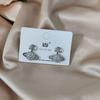 Pendientes Planeta Emperatriz Viuda Moda Elegante Amor Lujo Ligero Espacio Estrella Circonita Pendientes Simples Atmosféricos Alto Grado Al Por Mayor