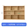 Armário de Brinquedos de Madeira Maciça para Jardim de Infância Armário Combinado Armário de Armazenamento Infantil Armário de Área Armário para Mochilas Armário de Materiais Didáticos Montessori Armário de Sapatos