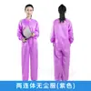 Traje de Duas Peças Anti-estático Verde Claro Sem Capuz Gola Alta Sem Capuz Anti-poeira Roupa de Proteção para Trabalho em Oficina para Homens e Mulheres