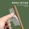 Peine para mascotas con mango de madera para eliminar el pelo de gatos y perros, peine flotante para eliminar pulgas y pelo largo, peine con dientes.
