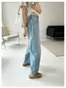 ¡Salvador de la Sensación Refrescante!~Jeans Scimitar de Acetato y Lyocell para Mujer, Estilo Delgado de Verano, Para Personas Bajas, Suaves, Pantalones Anchos Holgados